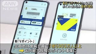 新生「Vポイント」きょう開始　日本最大規模の会員数　ポイント囲い込み競争が激化(2024年4月22日)