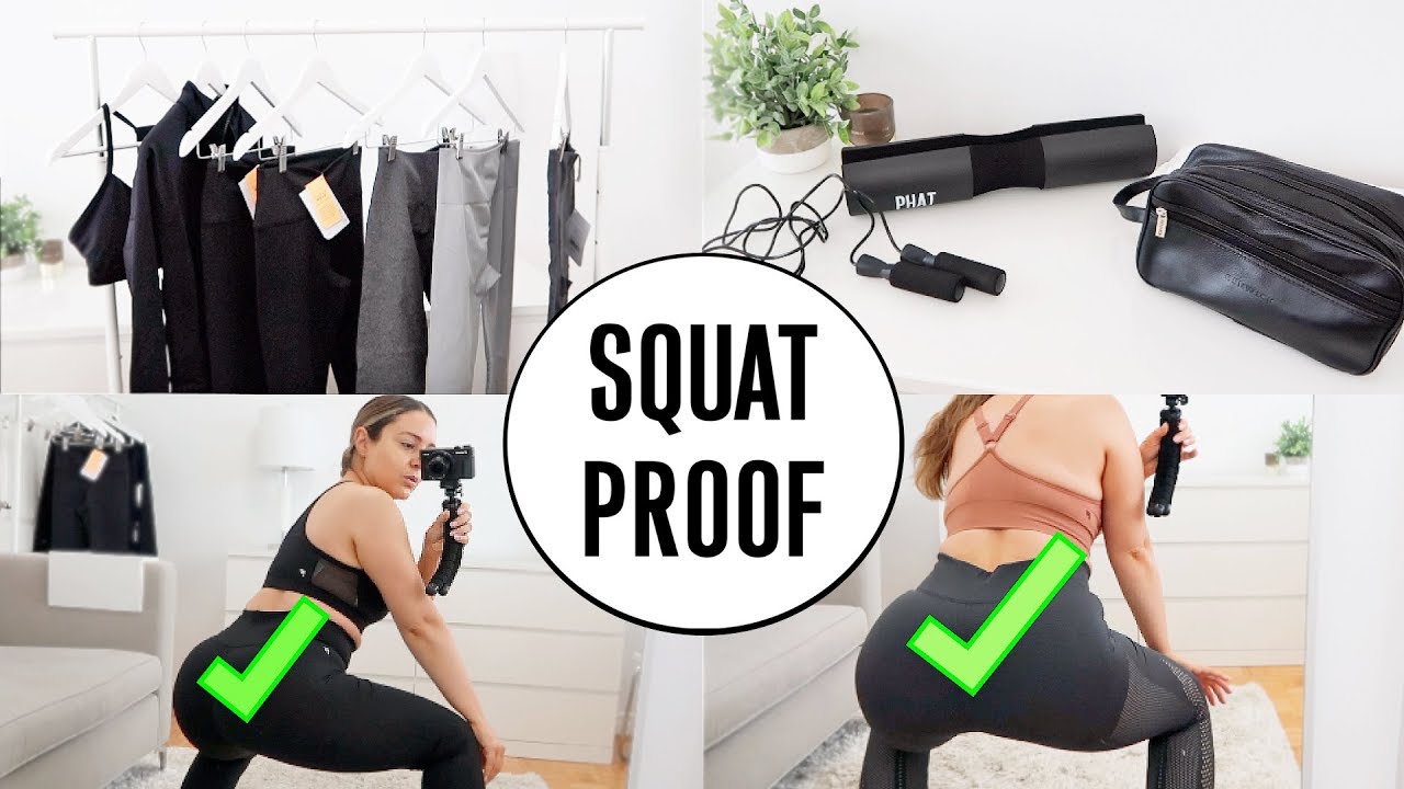 What's In My Gym Bag & Fabletics Try On - SQUAT PROOF TEST! 