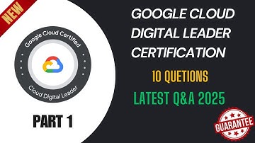 GCP Digital Leader Exam Prep 2025 – 10 Key Questions You’ll See on the Test! | Part 1