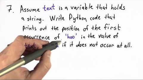 Find 1 - Intro to Computer Science