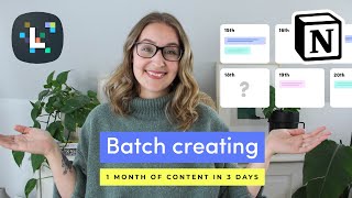 Famous Batch Creating | 1 Month of Content in 3 Days Profile