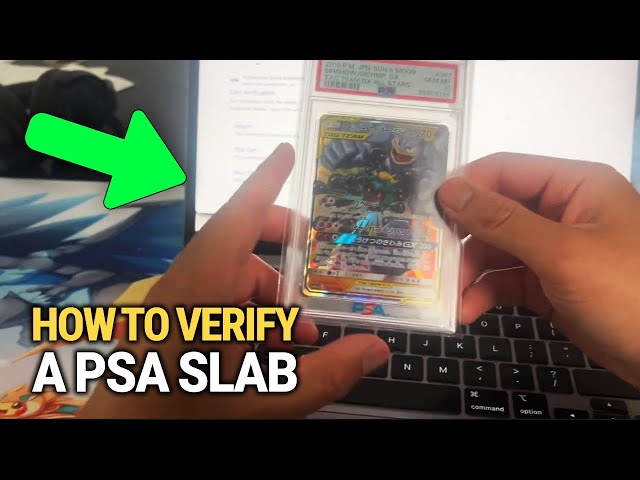 How to Verify a PSA Slab: Step-by-Step Guide! - YouTube