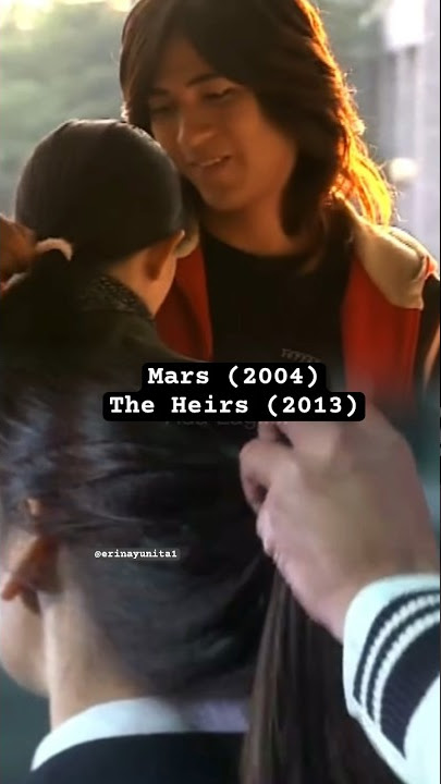 There are similarities to the scene,that doesn't mean it's a Plagiat  #theheirs#mars#leeminho#