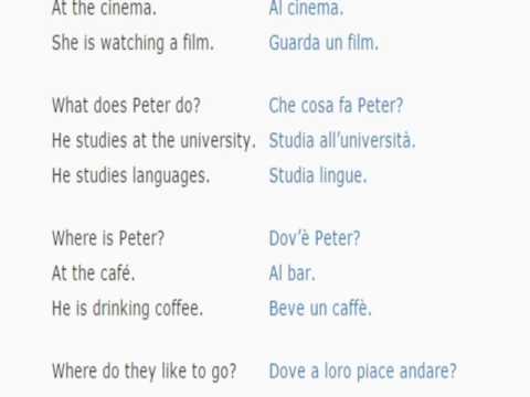 Italian lesson/English lessons how to study Italian 13 (Activities)