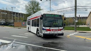 Quick Vid: SEPTA 2024 New Flyer XHE40 #701 leaving a community outreach meeting