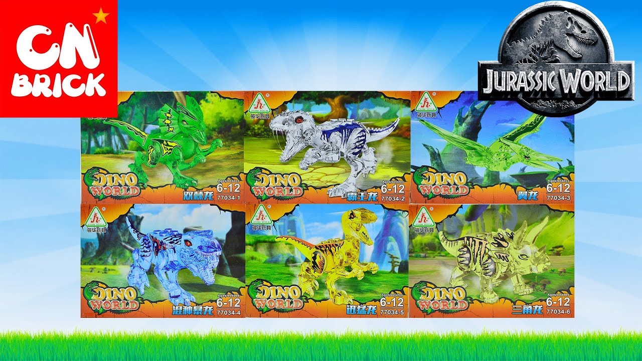 Unoffical LEGO DINOSAUR JURASSIC WORLD JUN HUA 77034 Unofficial