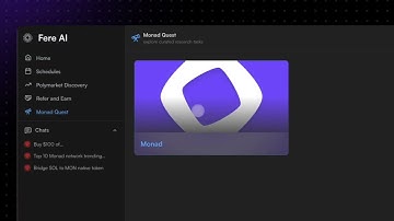 7 Day Monad Mainnet Challenge - Day 4 | Fere AI | Your AI Trading Copilot