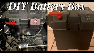 Ultimate Battery Box on a Budget! (DIY) With volt gauge and kill switch