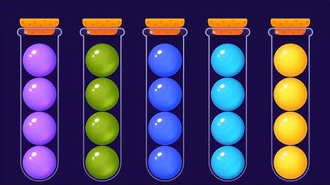 Ball game level 597-601 | Ball Sort puzzle