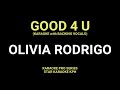 Olivia Rodrigo - Good 4 U ( KARAOKE with BACKING VOCALS )