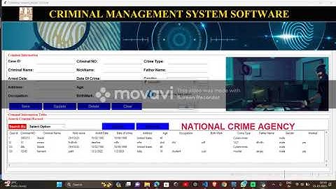 DBMS Mini Project - Criminal Record System