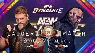 AEW2K24 COPE VS BLACK TNT CHAMPIONSHIP LADDER MATCH