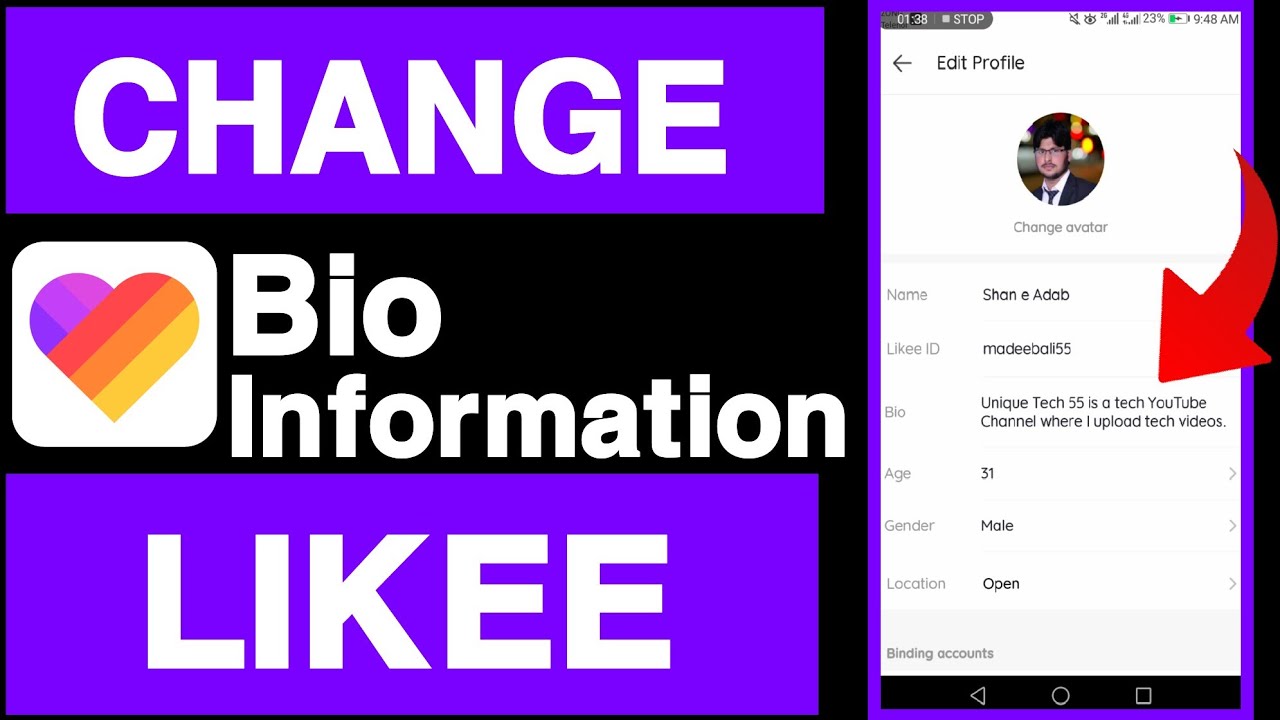 How to change bio on likee||Likee par bio kaise change kare||Likee par bio kaise banaye||Unique tech