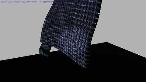 Rigid Body cloth simulation - Sequential Impulse solver and soft position constraints