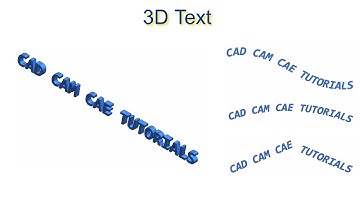⚡Solidworks Tutorial | 3D Text