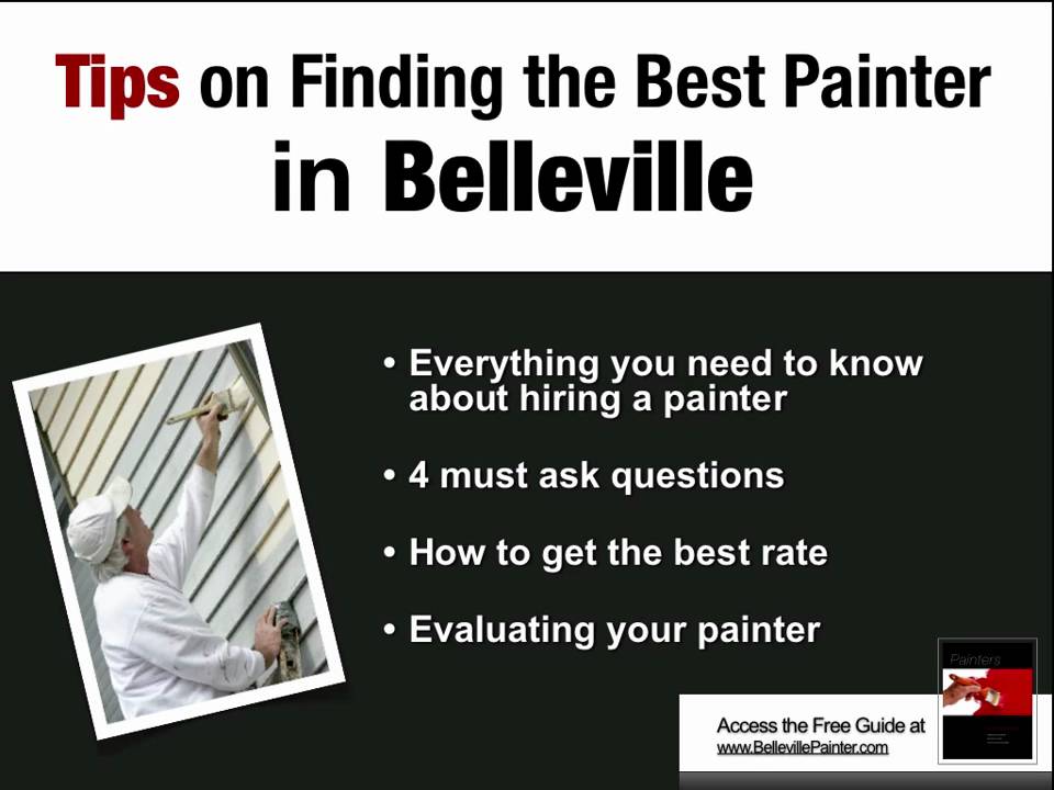Belleville Painter Drops Insider Secrets in Free Report YouTube