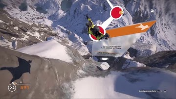 Steep Open Beta - Wingsuit cavernous passage crazy Score [37k+] - World Record? #SteepCommunity