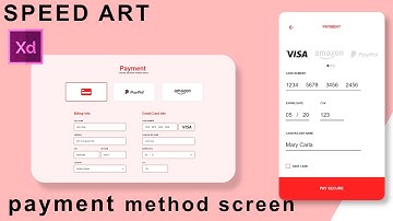 Designign a Credit Card Checkout with AdodeXD | UIDaily | UI Design