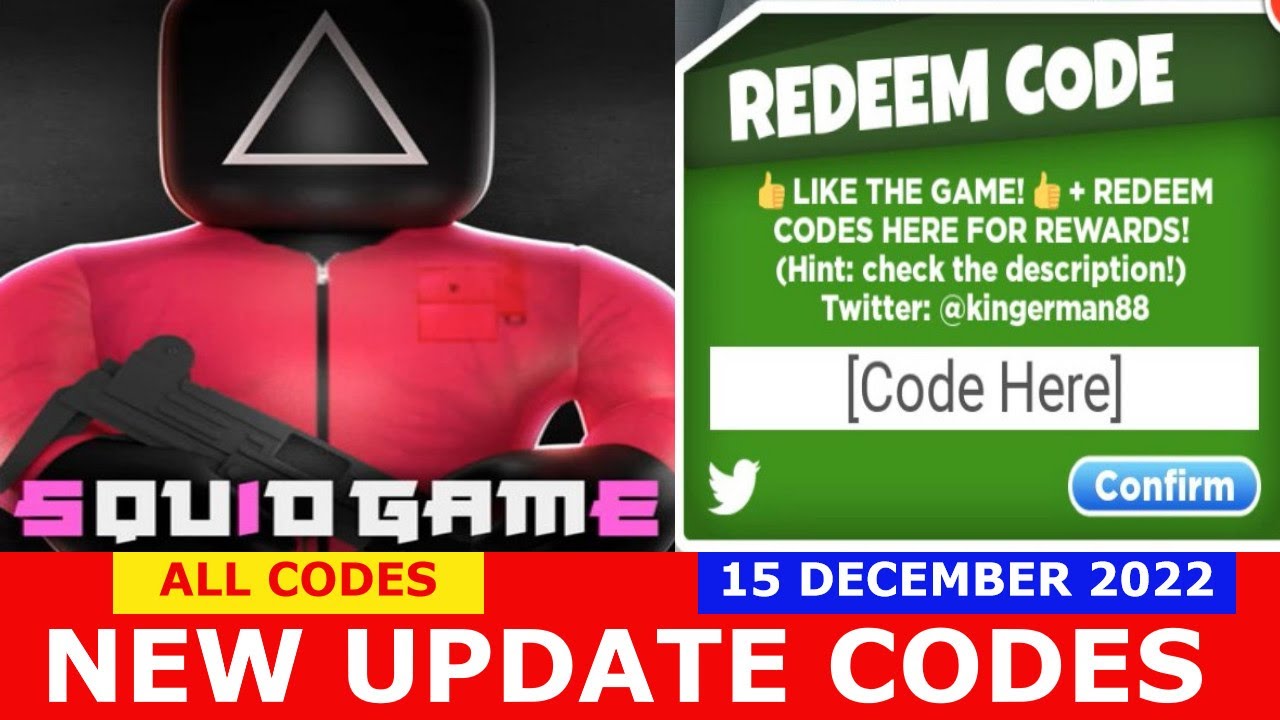 If you redeem the code PewDiePie in the Roblox Squid Game, you