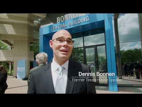 Interviews at Dennis Bonnen Central Building Dedication - Brazosport College