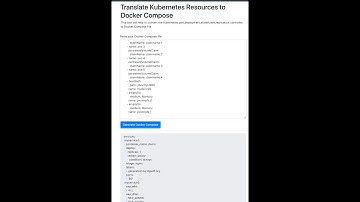 convert kubernetes to docker compose