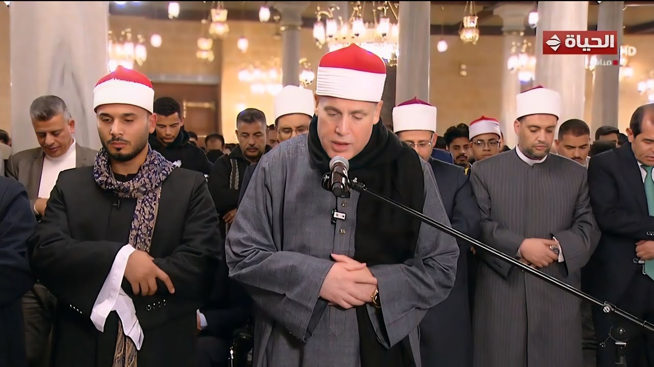 الشيخ حجاج الهنداوى | الشيخ محمد وفيق حسن | صلاة العشاء والتراويح 4 رمضان مسجد الإمام الحسين 2026