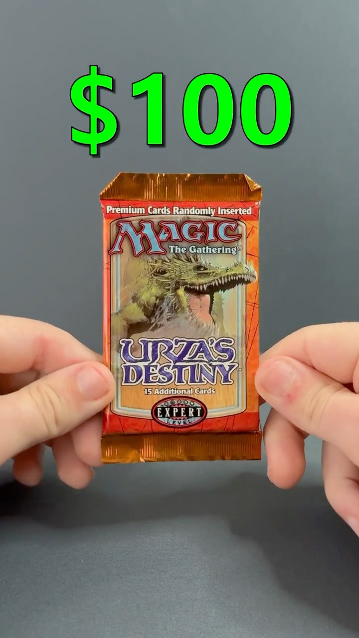 Opening an Urza's Destiny Booster Pack from 1999 #mtg