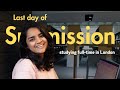 A day in the life of an international student | Last day of dissertation | @UniOfWestminster