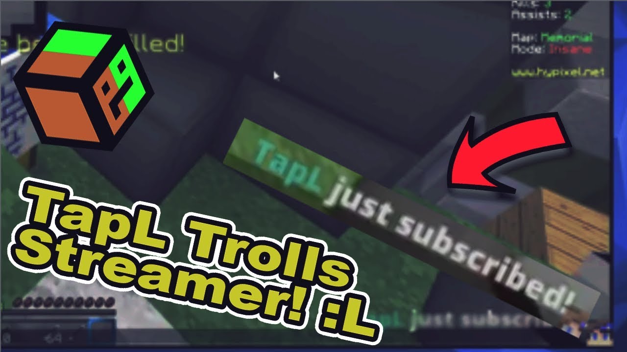 TapL Trolls Streamer! L YouTube