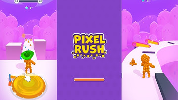 Pixel Rush - Epic Obstacle Course Game - Gameplay Walkthrough Part 1 Levels 5-10 Android iOS
