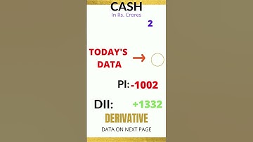 FII DII DATA ANALYSIS 📈📉 | FII DERIVATIVE DATA FOR 12 JANUARY 2022 #shorts