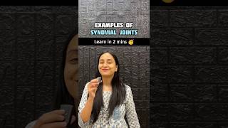 Easy Trick to learn Types of Synovial Joints🥳 | Locomotion &amp; Movement #shorts #biology #neet #study