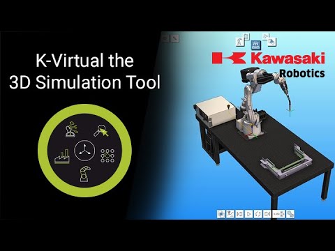 K-Virtual the 3D-Simulation Tool for Kawasaki Robots