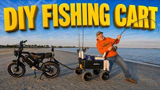 DIY Beach Surf Fishing Cart Build + Surf Fishing