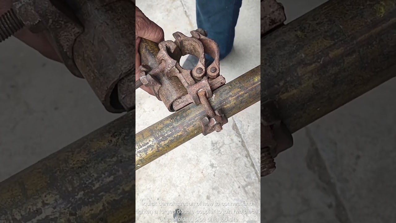 Joining Pipes for Scaffold 🤯🔗