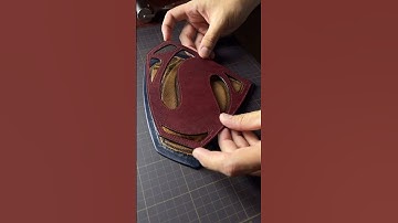 😭 The #best #superman #shield #emblem #dc #leather #leathercraft #art #craft @monkeyslabor8665