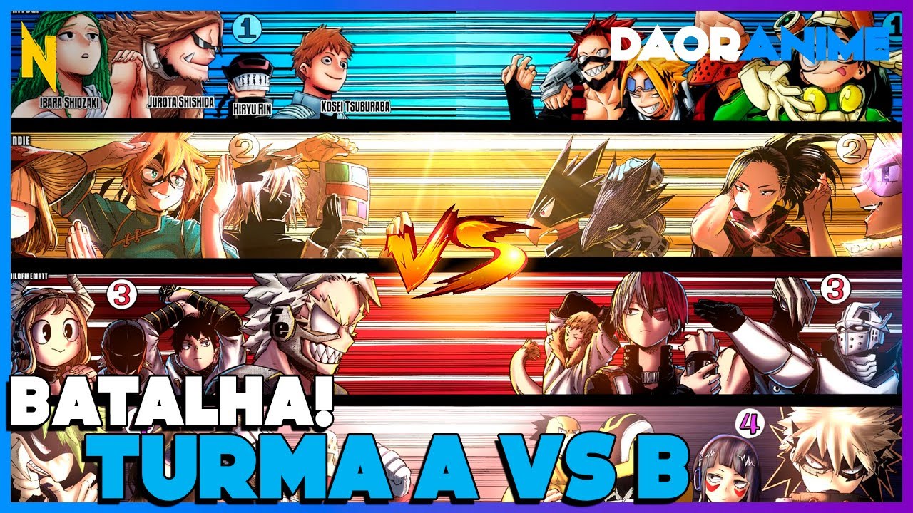 Dub PT) My Hero Academia Season 5 Embate! Turma A vs. Turma B - Assista na  Crunchyroll