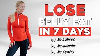 LOSE BELLY FAT in 7 Days 🔥 30min Tabata Belly Fat Loss Workout All Standing Workout, Knee Friendly