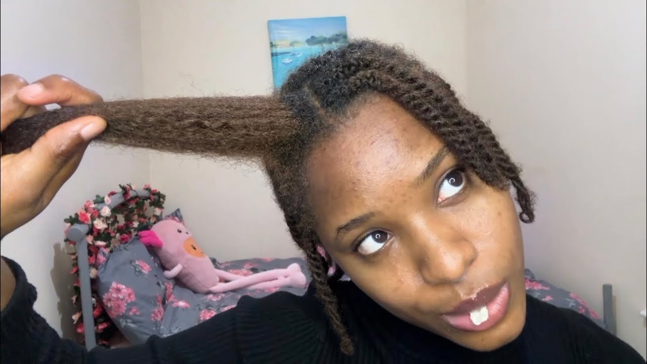 ASMR Gum Chewing and Loosing My Itchy Braids ✨