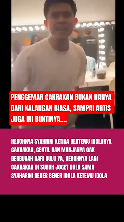 HEBOH SENDIRI Syahrini Bertemu Idolanya Cakrakhan #syahrini #cakrakhan #trendingshorts #viralvideo