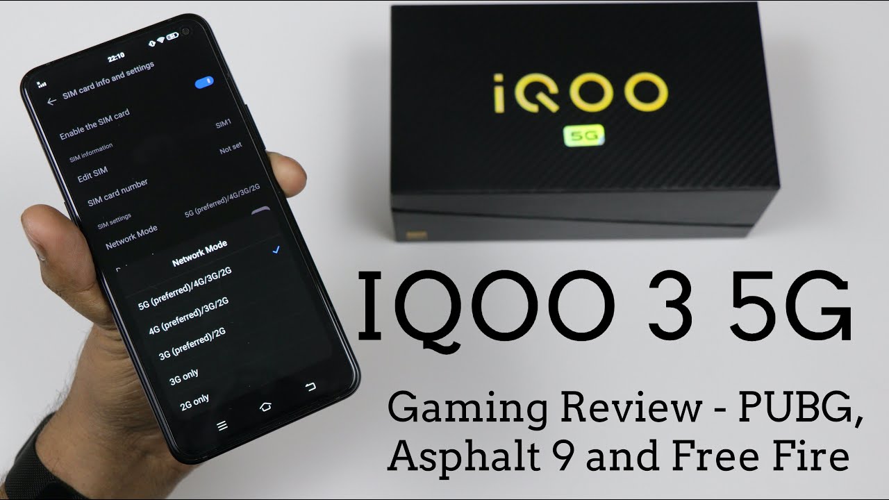 IQOO 3 5G: Gaming Review - PUBG, Asphalt 9 and Free Fire, Benchmark, Heating and Battery Test 🎮