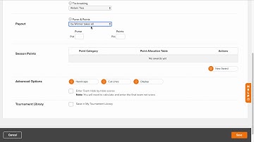 Creating Tournaments