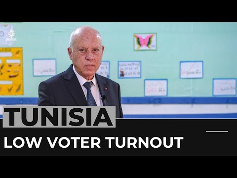 Record low turnout, opposition boycott mar Tunisia elections