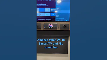 Alliance Valor TV Sound Through The JBL Sound System Using ARC HDMI And A Sansui TV 
