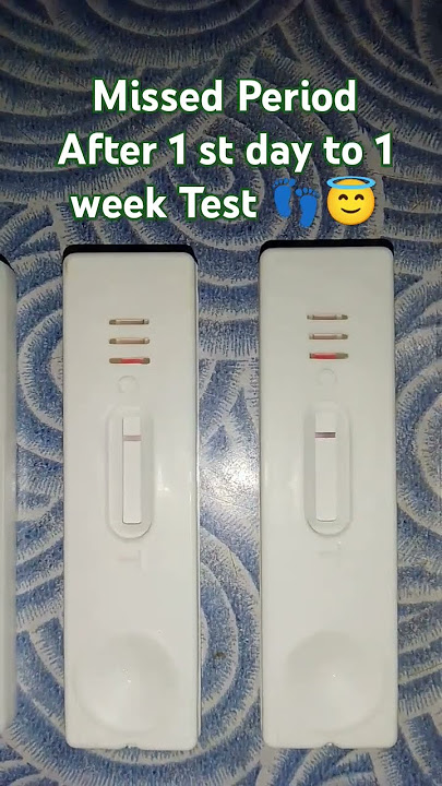 Period Miss 1to 7 Days Test👍🍼 #test #kit #baby #motivation #shorts