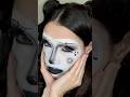 Sad Clown Makeup Tutorial 🎭 #halloweenlook #halloweenmakeuplook #makeupinspo