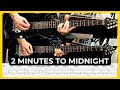 2 minutes to midnight  iron maiden  tabs  guitar cover  lesson  solo  all guitar parts