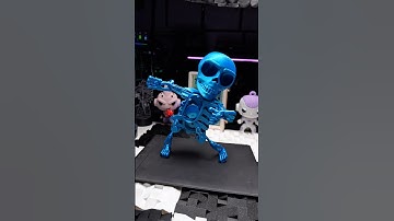 💀 Dancing Skeleton #printwarrior #skeleton #funny #art #dancing #3ddruck #3dprinting #halloween