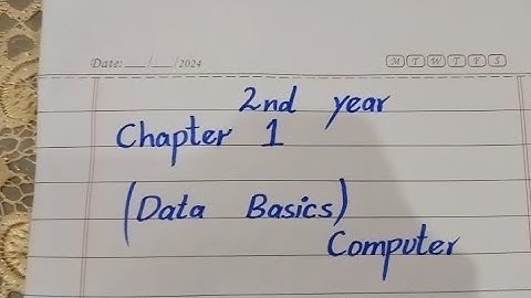 2nd year computer class..(chapter 1)_\\[Data basics]
