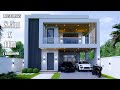 House Design | Modern House 3 Storey  | 8.5m x 11m | 4 Bedrooms